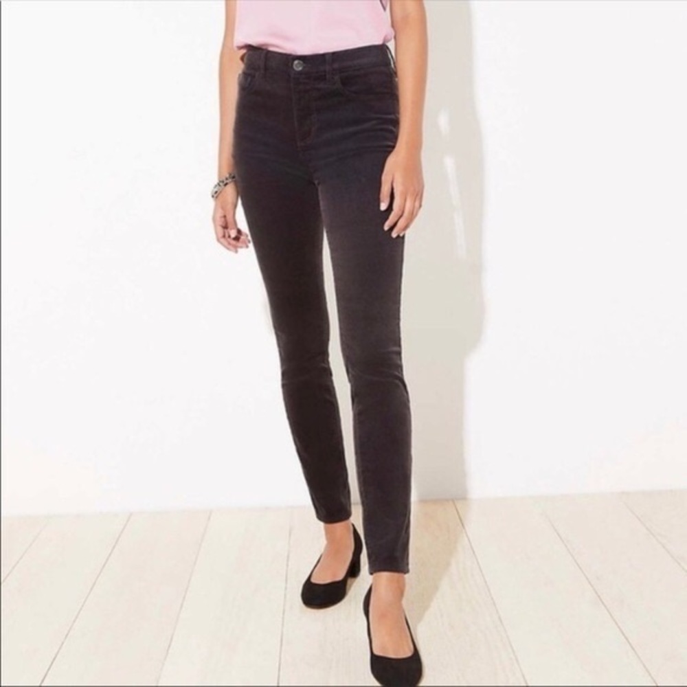 Loft High Waisted Corduroy Pants